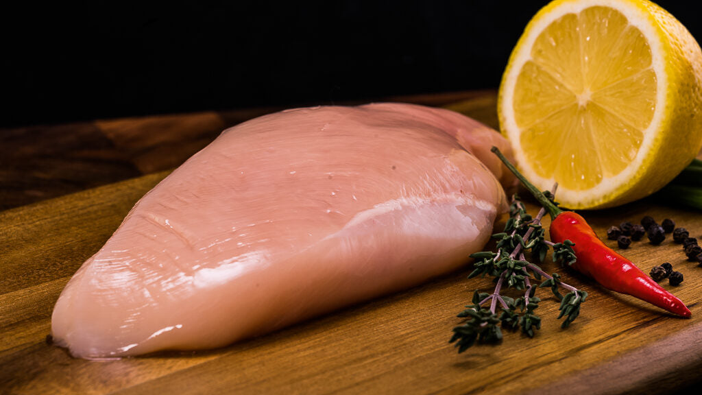 Poitrine de poulet de grain désossée marinée - érable et chipotle