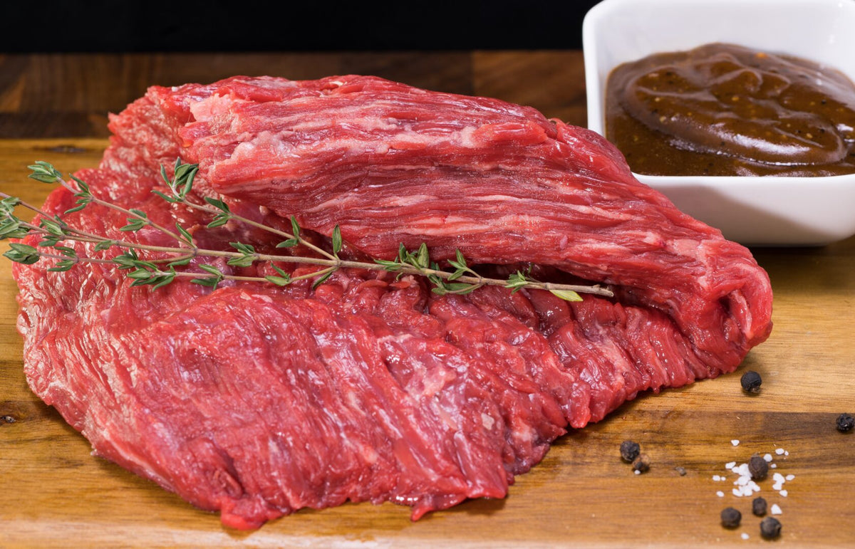 Bavette de boeuf AAA marinée aux 3 poivres
