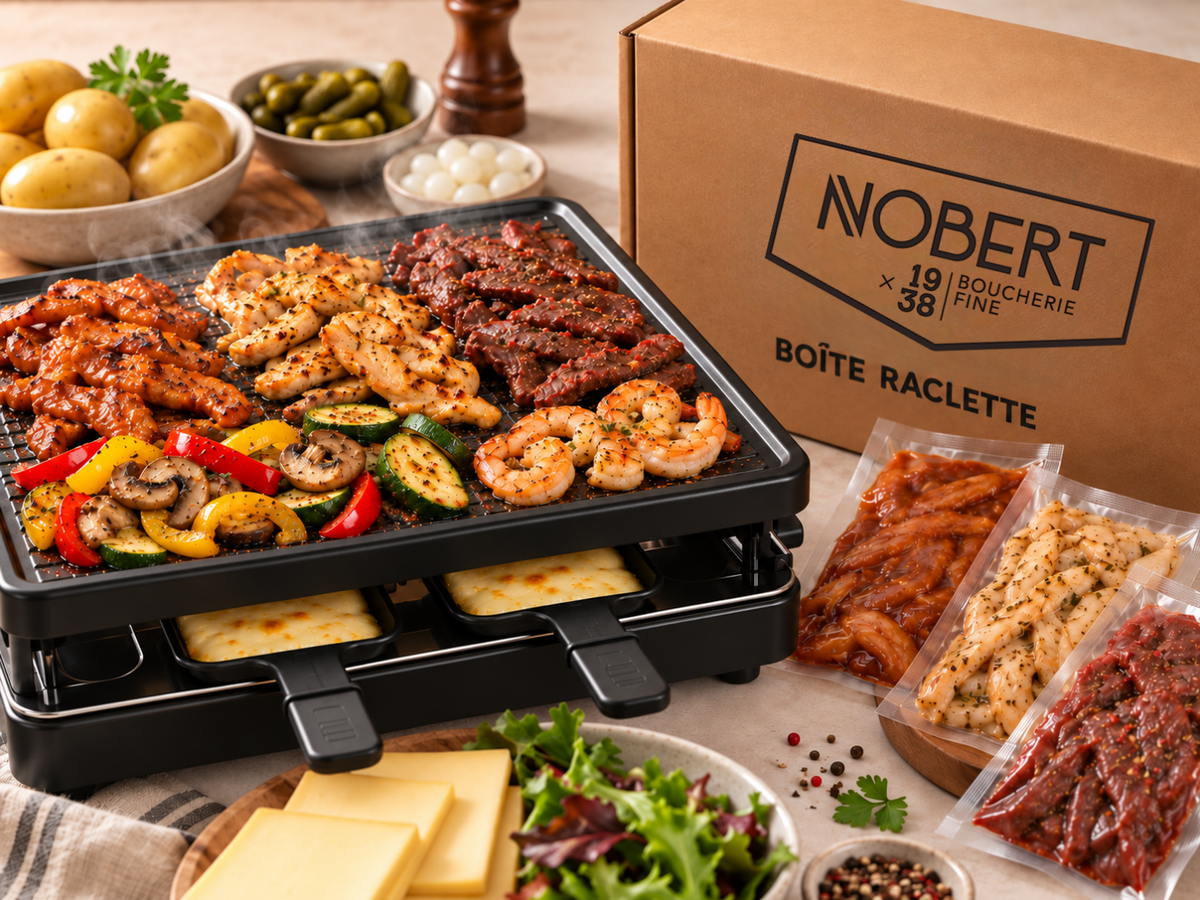 Boîte Raclette trois saveurs — 12 × 225 g