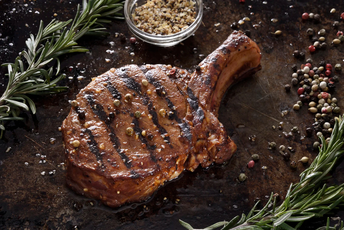 Côtelette porc marinée teriyaki